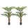 2x Areca Catechu(Dió pálma) mesterséges 800x800x1219mm mesterséges növény