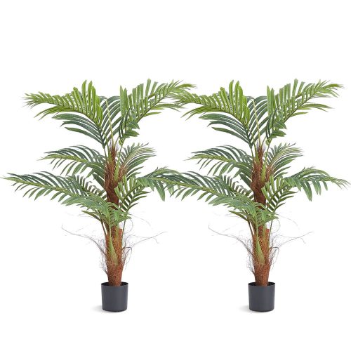 2x Areca Catechu(Dió pálma) mesterséges 800x800x1219mm mesterséges növény